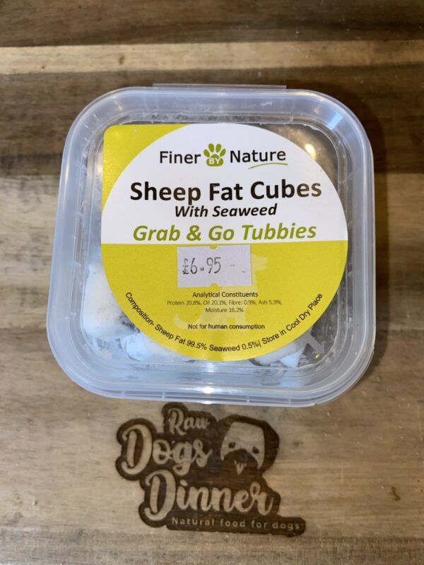 Sheep Fat Cubes with SeaWeed